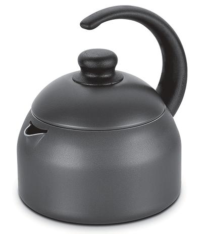 Chaleira Antiaderente Paris Tramontina - Preto / 19 Cm / 1.9 Lt Menor preço em Chaleira Antiaderente Paris Tramontina - Preto / 19 Cm / 1.9 Lt