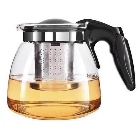 Chaleira de Vidro 700ml com Infusor Inox para Chá - Tnc Menor preço em Chaleira de Vidro 700ml com Infusor Inox para Chá - Tnc