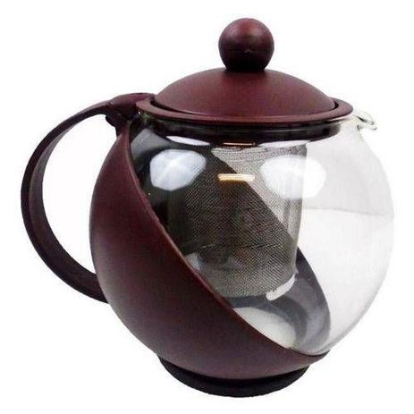 Chaleira de vidro bule com infusor jarra para cha e frutas grande 1250ml luxo - Gimp Menor preço em Chaleira de vidro bule com infusor jarra para cha e frutas grande 1250ml luxo - Gimp