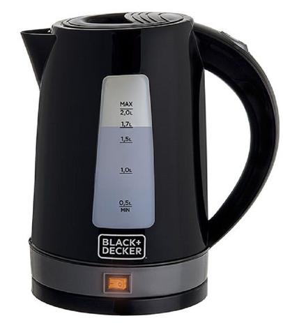 Chaleira Elétrica 2L KXB Preta 220V Black Decker Menor preço em Chaleira Elétrica 2L KXB Preta 220V Black Decker