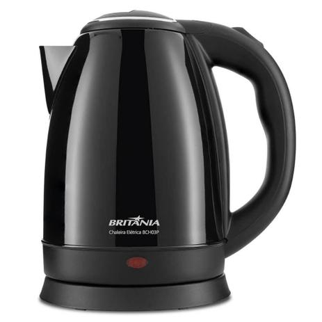 Chaleira Elétrica Britânia 1.8L BCH03P Menor preço em Chaleira Elétrica Britânia 1.8L BCH03P