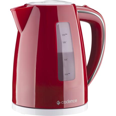 Chaleira elétrica cadence colors 1,7l cel321 vermelha - 127v Menor preço em Chaleira elétrica cadence colors 1,7l cel321 vermelha - 127v