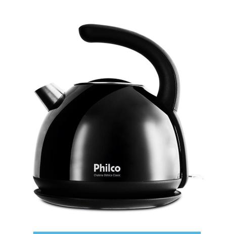 Chaleira Elétrica Classic PHC20P 1,7L Preta Philco Menor preço em Chaleira Elétrica Classic PHC20P 1,7L Preta Philco