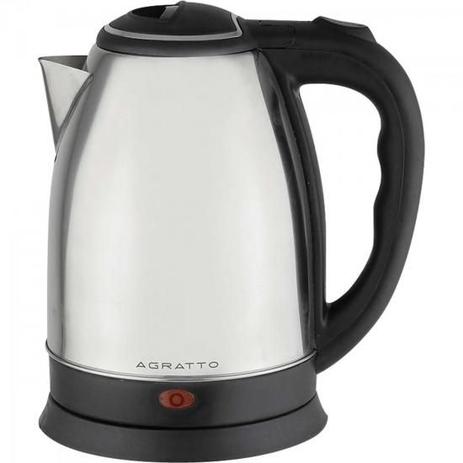 Chaleira Eletrica em ACO INOX 220V CE02 Prata Agratto Menor preço em Chaleira Eletrica em ACO INOX 220V CE02 Prata Agratto
