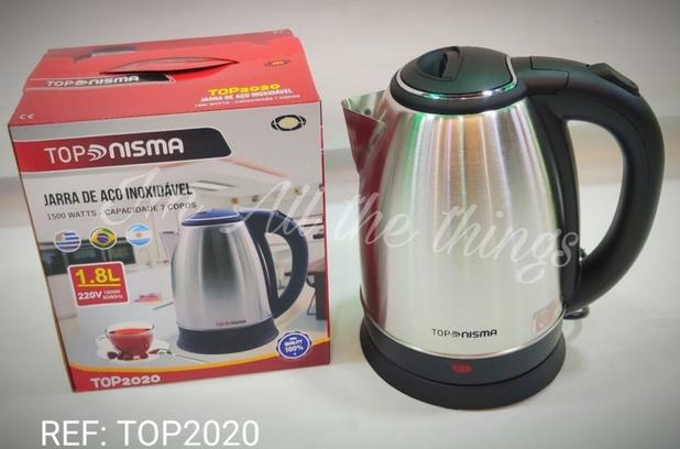 Chaleira Elétrica Inox 1,8 Litros - Jarra - Com Garantia - Amira Menor preço em Chaleira Elétrica Inox 1,8 Litros - Jarra - Com Garantia - Amira