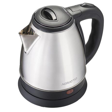 Chaleira Elétrica Inox 1,8L c/ Trava de Segurança Agratto Menor preço em Chaleira Elétrica Inox 1,8L c/ Trava de Segurança Agratto