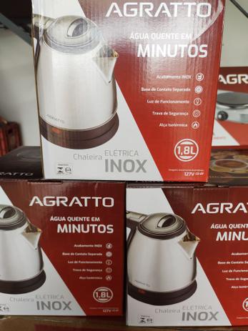 Chaleira elétrica inox - Agratto Menor preço em Chaleira elétrica inox - Agratto