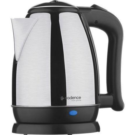 Chaleira Eletrica INOX Prime 1,7L 110V CEL800 Prata Cadence Menor preço em Chaleira Eletrica INOX Prime 1,7L 110V CEL800 Prata Cadence