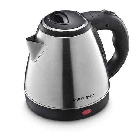 Chaleira Elétrica Multilaser Gourmet Inox 1,8L LED Preta Menor preço em Chaleira Elétrica Multilaser Gourmet Inox 1,8L LED Preta