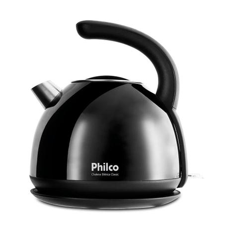 Chaleira Elétrica Philco Classic c/ Jarra em Inox Preto - PCH03P Menor preço em Chaleira Elétrica Philco Classic c/ Jarra em Inox Preto - PCH03P