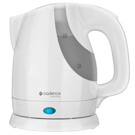 Chaleira Elétrica Simmy Branca 127V CEL310 Cadence Menor preço em Chaleira Elétrica Simmy Branca 127V CEL310 Cadence