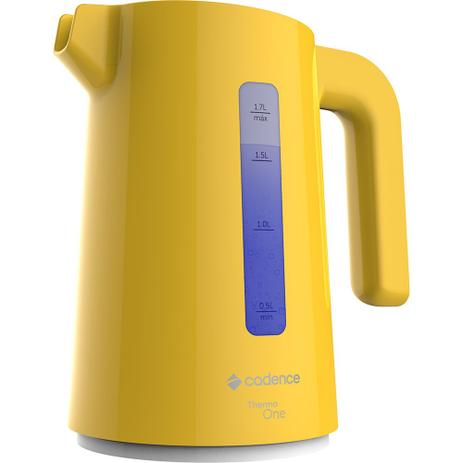 Chaleira Elétrica Thermo One Amarela Cadence Menor preço em Chaleira Elétrica Thermo One Amarela Cadence