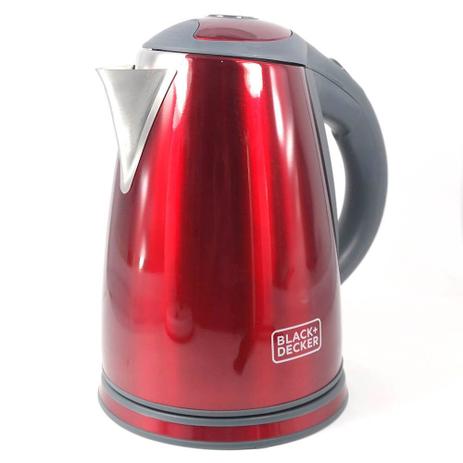 Chaleira eletrica vermelha black + decker 1,8 litros kxv - Black+decker Menor preço em Chaleira eletrica vermelha black + decker 1,8 litros kxv - Black+decker