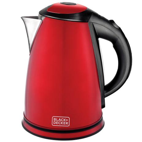 Chaleira Elétrica Vermelha KX 220V Black Decker Menor preço em Chaleira Elétrica Vermelha KX 220V Black Decker