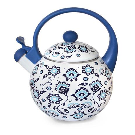 Chaleira Esmaltada 2,2L Portuguesa DecorCasa Menor preço em Chaleira Esmaltada 2,2L Portuguesa DecorCasa