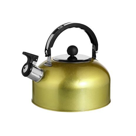 Chaleira Inox Color 1,8Lts Dourado Art House Menor preço em Chaleira Inox Color 1,8Lts Dourado Art House