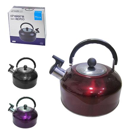 Chaleira inox colors aptp 3 litros - Wincy Menor preço em Chaleira inox colors aptp 3 litros - Wincy