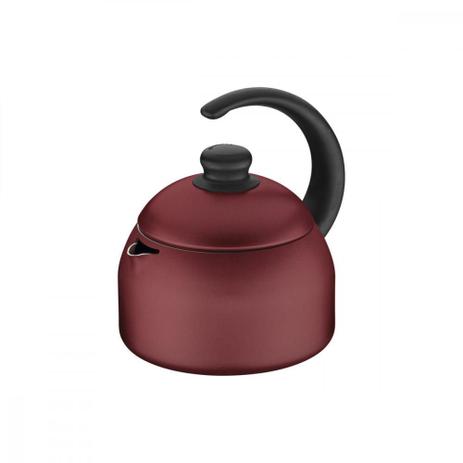Chaleira Tramontina Paris em Alumínio com Revestimento Antiaderente Starflon Max Vermelho 1,9 L Menor preço em Chaleira Tramontina Paris em Alumínio com Revestimento Antiaderente Starflon Max Vermelho 1,9 L