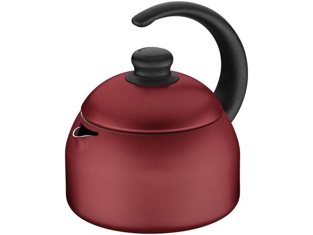 Chaleira Tramontina Vermelho 1,9L - Paris Menor preço em Chaleira Tramontina Vermelho 1,9L - Paris