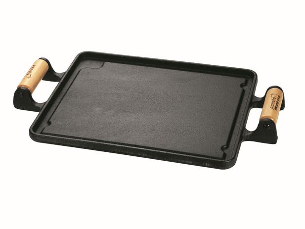 Chapa Bifeteira De Ferro Fundido Com Alça De Madeira 30x25cm - Panela Mineira - Panela mineira/fumil Menor preço em Chapa Bifeteira De Ferro Fundido Com Alça De Madeira 30x25cm - Panela Mineira - Panela mineira/fumil
