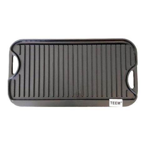 Chapa Bifeteira Dupla Face Ferro Fundido Grosso 51x27cm Modelo TM 5127 - Teem Menor preço em Chapa Bifeteira Dupla Face Ferro Fundido Grosso 51x27cm Modelo TM 5127 - Teem
