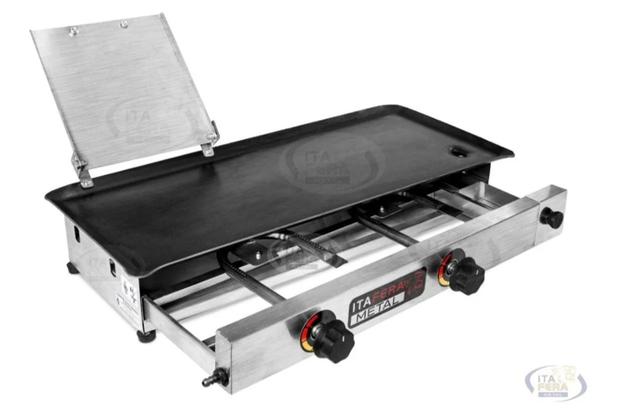 Chapa Chapeira Lanche 2 mm Porção c/prensa Abafador 40x60 Aba Reta Profissional Itafera Menor preço em Chapa Chapeira Lanche 2 mm Porção c/prensa Abafador 40x60 Aba Reta Profissional Itafera