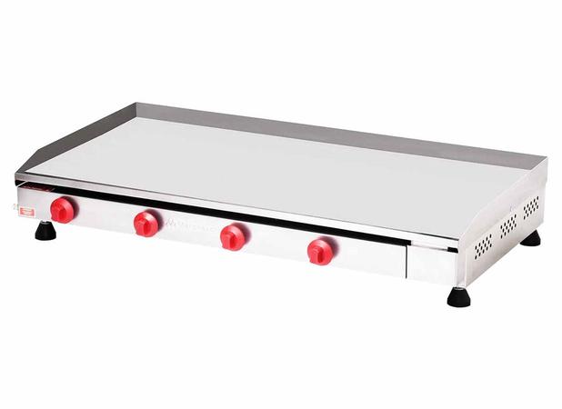 Chapa Churrasqueira Aço Inox à Gás 4 Queimadores - CH1014 - Marchesoni - 0MA 825 Menor preço em Chapa Churrasqueira Aço Inox à Gás 4 Queimadores - CH1014 - Marchesoni - 0MA 825