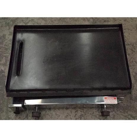 Chapa Churrasqueira Comercial A Gás 70cm 2 Queimadores - Artminas Menor preço em Chapa Churrasqueira Comercial A Gás 70cm 2 Queimadores - Artminas