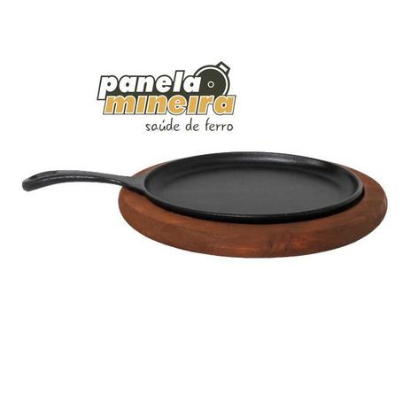 Chapa De Ferro Oval Madeira - Panela Mineira - Fumil - panela mineira Menor preço em Chapa De Ferro Oval Madeira - Panela Mineira - Fumil - panela mineira
