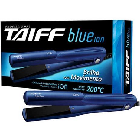 Chapa Profissional Taiff Blue Íon Bivolt Menor preço em Chapa Profissional Taiff Blue Íon Bivolt