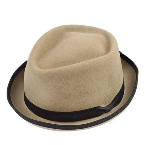 Chapéu Pork Pie Soft Feltro de Lã Bege - San Doná - Chapéu - Magazine Luiza