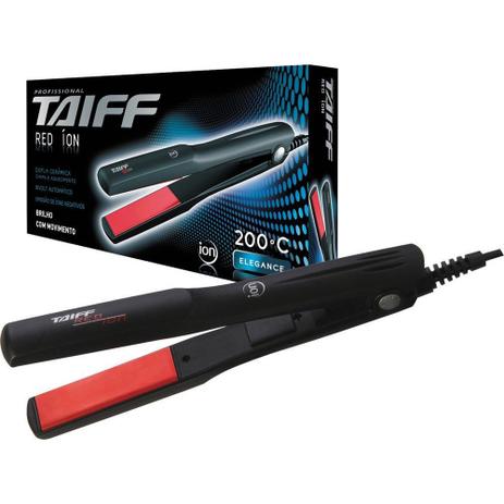Chapinha/Prancha Cerâmica Red Íon 200ºC Bivolt - Taiff Menor preço em Chapinha/Prancha Cerâmica Red Íon 200ºC Bivolt - Taiff