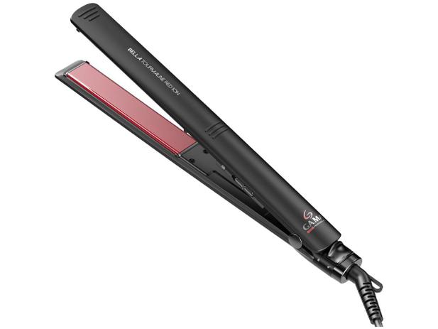 Chapinha/Prancha de Cabelo Cerâmica com Íons - 220C GAMA Red Ion Bella Tourmaline Menor preço em Chapinha/Prancha de Cabelo Cerâmica com Íons - 220C GAMA Red Ion Bella Tourmaline
