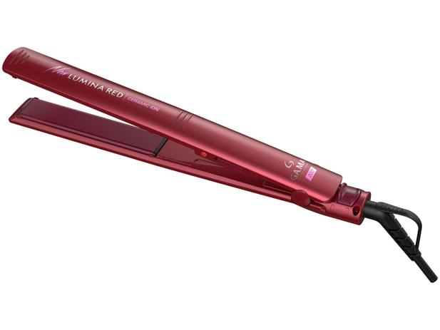 Chapinha/Prancha de Cabelo GA.MA Italy - New Lumina Red Cerâmica com Íons 220C Menor preço em Chapinha/Prancha de Cabelo GA.MA Italy - New Lumina Red Cerâmica com Íons 220C