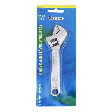 Chave Ajustável (Inglesa) 15CM Western Menor preço em Chave Ajustável (Inglesa) 15CM Western