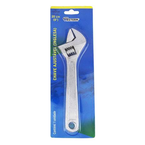 Chave Ajustável (Inglesa) 20CM Western Menor preço em Chave Ajustável (Inglesa) 20CM Western