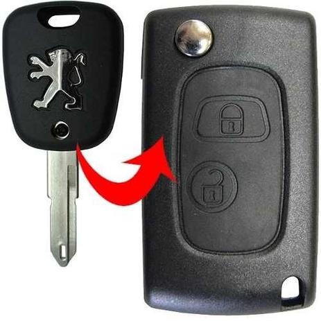 Chave Canivete Alarme Original Peugeot Slim 206 207 Hoggar Menor preço em Chave Canivete Alarme Original Peugeot Slim 206 207 Hoggar