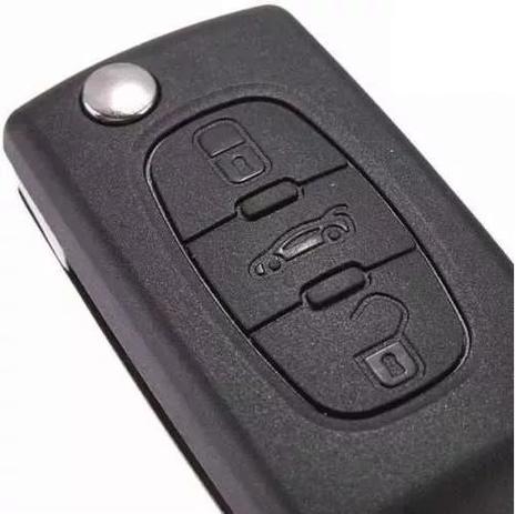 Chave Canivete Carcaça Citroen - 3bts (Mod. Porta-Malas) Picasso/C4 Pallas Menor preço em Chave Canivete Carcaça Citroen - 3bts (Mod. Porta-Malas) Picasso/C4 Pallas