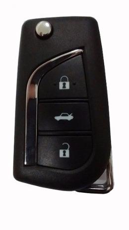 Chave Canivete Etios Toyota C/ Telecomando P Alarme Original - Geral Menor preço em Chave Canivete Etios Toyota C/ Telecomando P Alarme Original - Geral