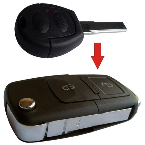 Chave Canivete Telecomando Alarme Original Volkswagen Fox Crossfox - Kostal Menor preço em Chave Canivete Telecomando Alarme Original Volkswagen Fox Crossfox - Kostal