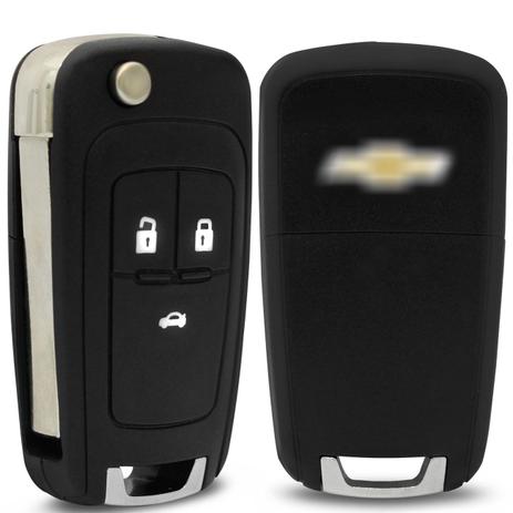 Chave Canivete Universal GM Chevrolet Onix Prisma Cobalt Montana Spin S10 3 Botões Alarme Automotivo - F.s. Menor preço em Chave Canivete Universal GM Chevrolet Onix Prisma Cobalt Montana Spin S10 3 Botões Alarme Automotivo - F.s.