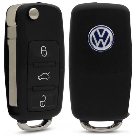 Chave Canivete Volkswagen Amarok Jetta New Beetle 2012 A 2016 de 3 Botões Com Lâmina - B. imports Menor preço em Chave Canivete Volkswagen Amarok Jetta New Beetle 2012 A 2016 de 3 Botões Com Lâmina - B. imports