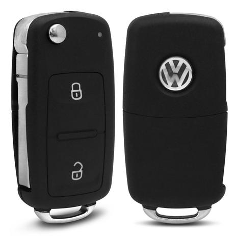 Chave Canivete Volkswagen Gol Voyage G6 G7 UP Jetta SpaceFox 2012 a 2019 2 Botões Com Lâmina Preto - Ha Imports Menor preço em Chave Canivete Volkswagen Gol Voyage G6 G7 UP Jetta SpaceFox 2012 a 2019 2 Botões Com Lâmina Preto - Ha Imports