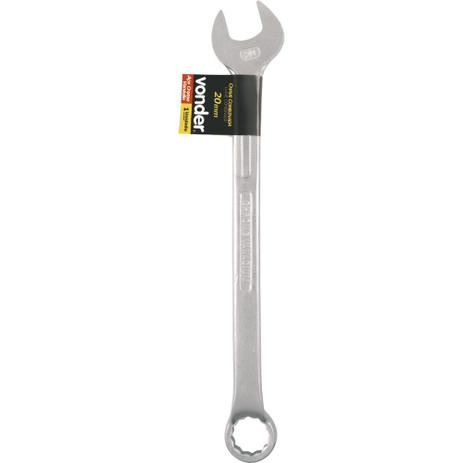 Chave combinada 13mm cromo vanádio fosco - Vonder Menor preço em Chave combinada 13mm cromo vanádio fosco - Vonder