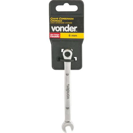 Chave combinada 26mm cromo vanádio cromada cartela - Vonder Menor preço em Chave combinada 26mm cromo vanádio cromada cartela - Vonder