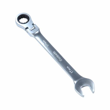 Chave Combinada Articulada Com Catraca 17MM Profissional CRV Corneta Menor preço em Chave Combinada Articulada Com Catraca 17MM Profissional CRV Corneta