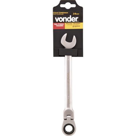 Chave combinada com catraca articulada 09mm cromo vanádio - Vonder Menor preço em Chave combinada com catraca articulada 09mm cromo vanádio - Vonder