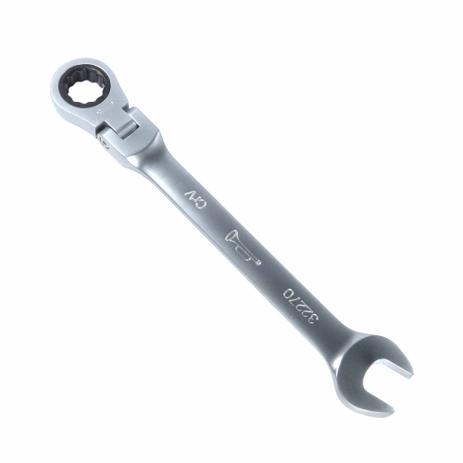 Chave Combinada Com Catraca Articulada 14MM Profissional CRV Corneta Menor preço em Chave Combinada Com Catraca Articulada 14MM Profissional CRV Corneta