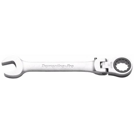 Chave Combinada com Catraca Cabeça Flexível 14mm Tramontina PRO Menor preço em Chave Combinada com Catraca Cabeça Flexível 14mm Tramontina PRO