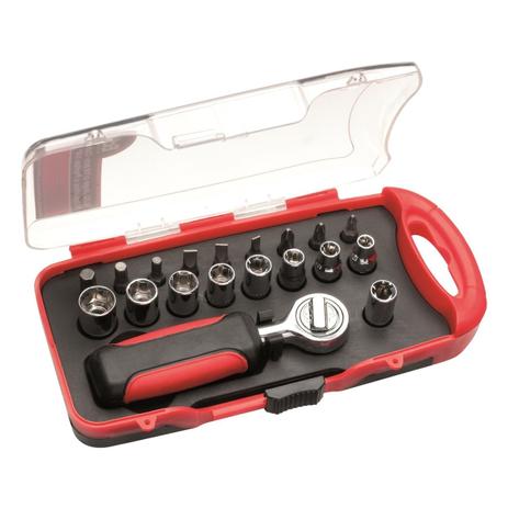 Chave de Fenda JG C/19 PEÇAS DE BITS SOQ -EDA-9JG Menor preço em Chave de Fenda JG C/19 PEÇAS DE BITS SOQ -EDA-9JG